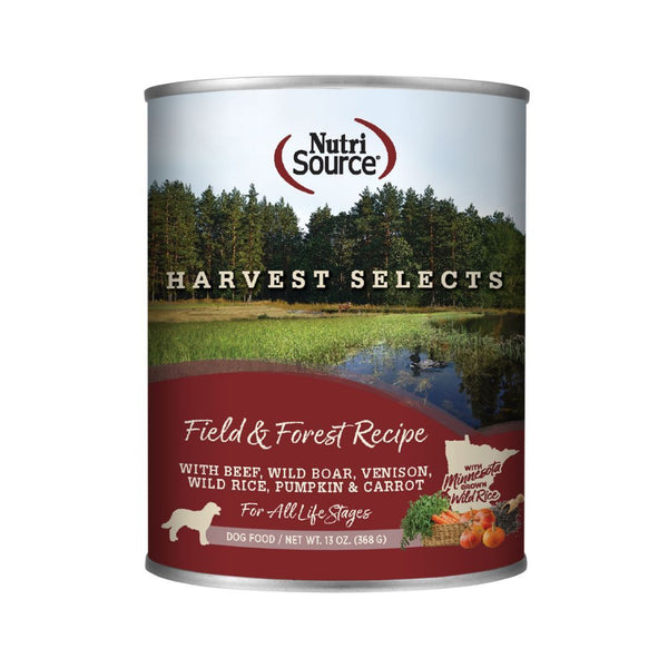 NutriSource Harvest Selects Canned Dog Food Field & Forest 13oz