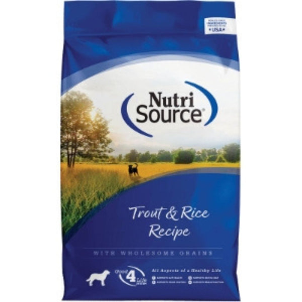 NutriSource Dry Dog Food Trout & Rice