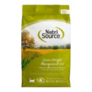 NutriSource Senior Weight Management Dry Cat Food Chicken Meal & Peas