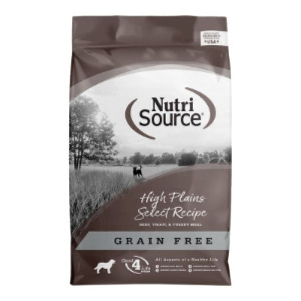 NutriSource Select Recipe Grain Free Dry Dog Food High Plains