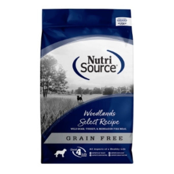 NutriSource Select Recipe Grain Free Dry Dog Food Woodlands Select