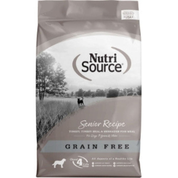NutriSource Senior Grain Free Dry Dog Food Turkey