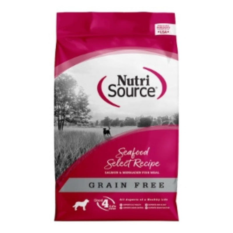 NutriSource Select Recipe Grain Free Dry Dog Food Seafood Select