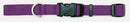 Coastal Adjustable Nylon Dog Collar with Plastic Buckle Purple
