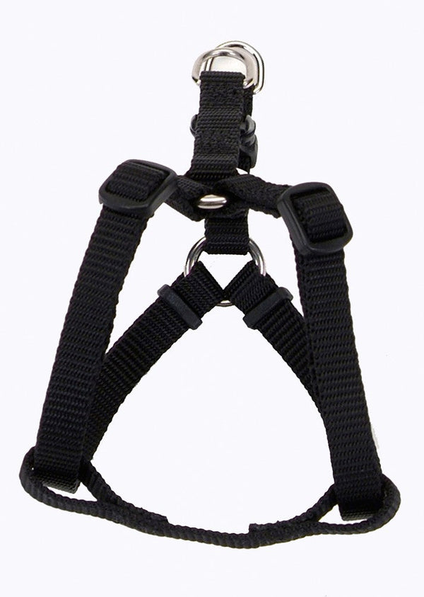 Comfort Wrap Adjustable Nylon Dog Harness Black