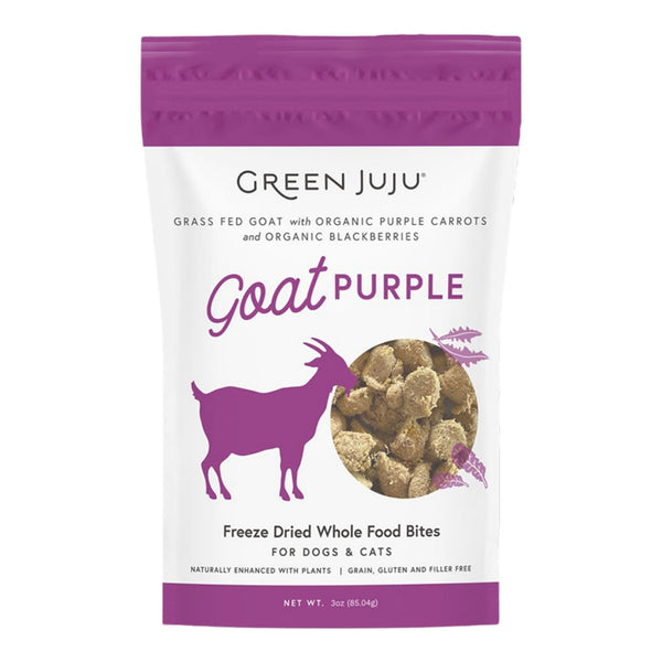 Green Juju Freeze-Dried Goat Purple Topper