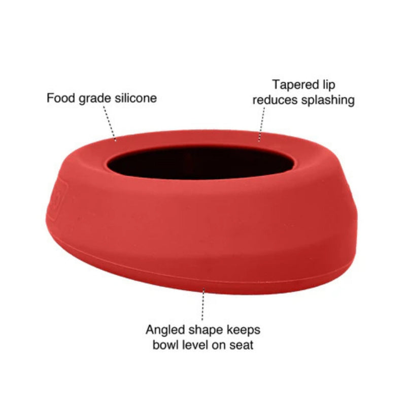 Kurgo Splash Free Bowl Red