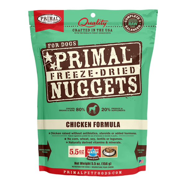 Primal Pet Foods Freeze Dried Dog Food Chicken