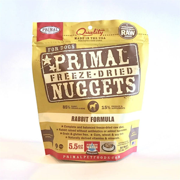 Primal Pet Foods Freeze Dried Food For Dogs Rabbit