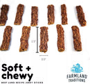 Farmland Traditions Simple Snacks Beef Lung Jerky Sticks Dog Treats 8.2oz